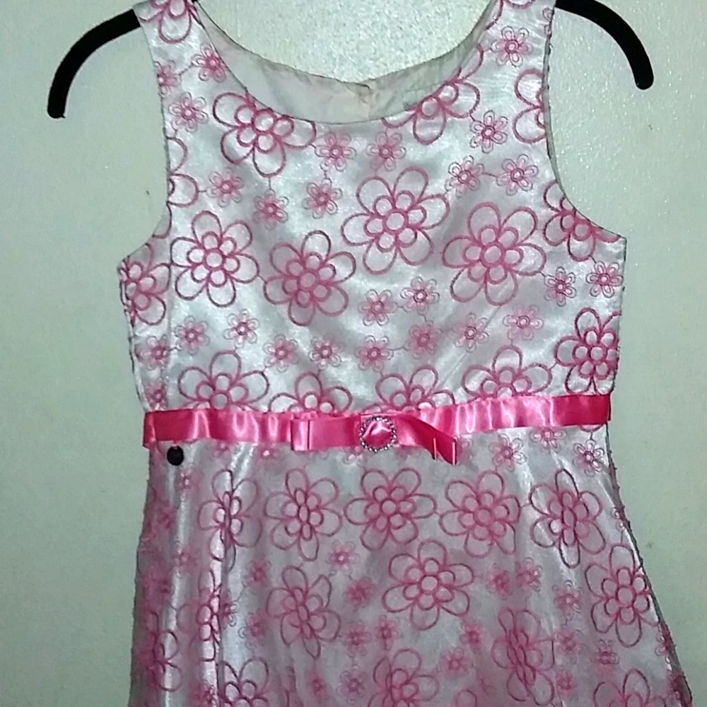 A beautiful flower dress.